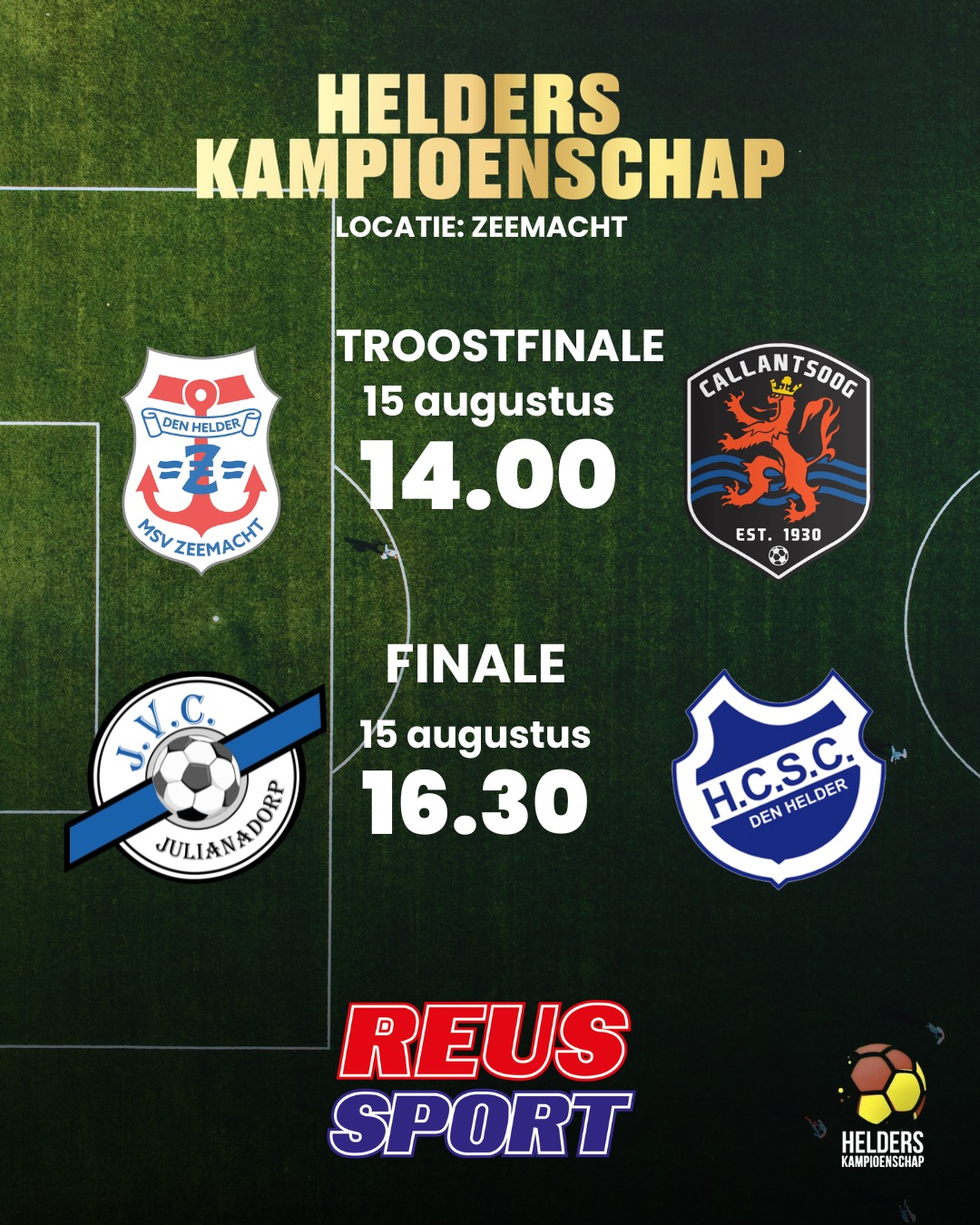 JVC in de finale van het Helders Kampioenschap