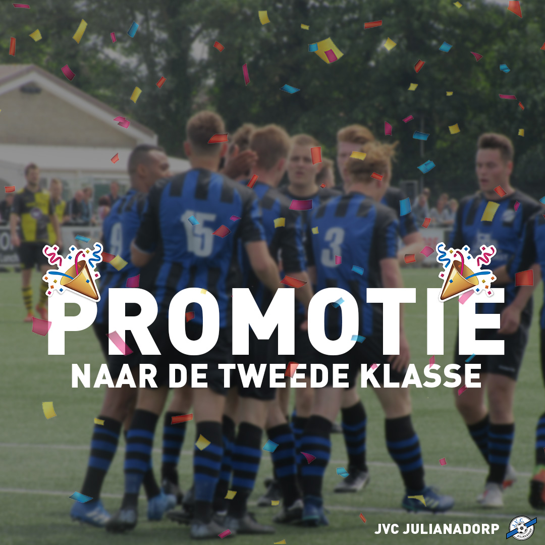 JVC 1 promoveert naar de 2de klasse