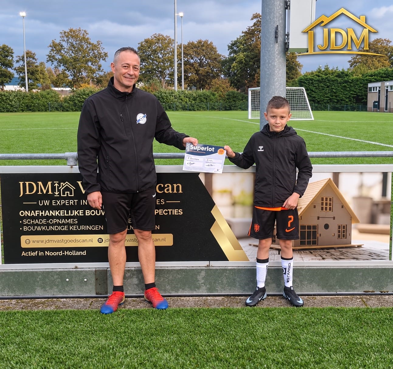 ⚽ JDM Vastgoedscan steunt JVC met een Superlot!